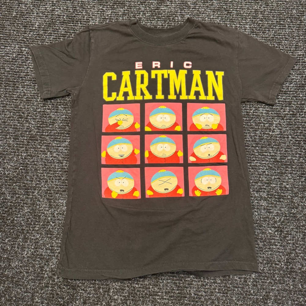 South Park Eric Cartman Expression Graphic Shirt Black Small 2024 Comedy Central